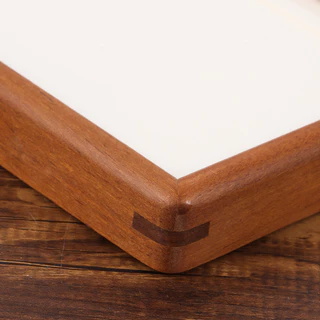 QUIBLO กรอบรูปสีดํา, กรอบรูป Tenon ไม้จริงเรียบง่าย, กรอบรูปแฮนด์เมดขนาด 6/7/8 นิ้ว