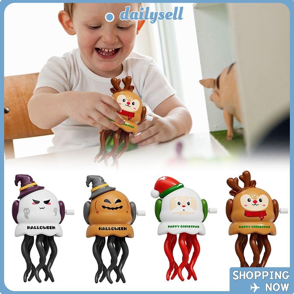 DAILY Magic Dancing Octopus Toy, Crawling Dancing Octopus Toys, ตลกหลีกเลี่ยงอุปสรรค Elk Pumpkin Gho