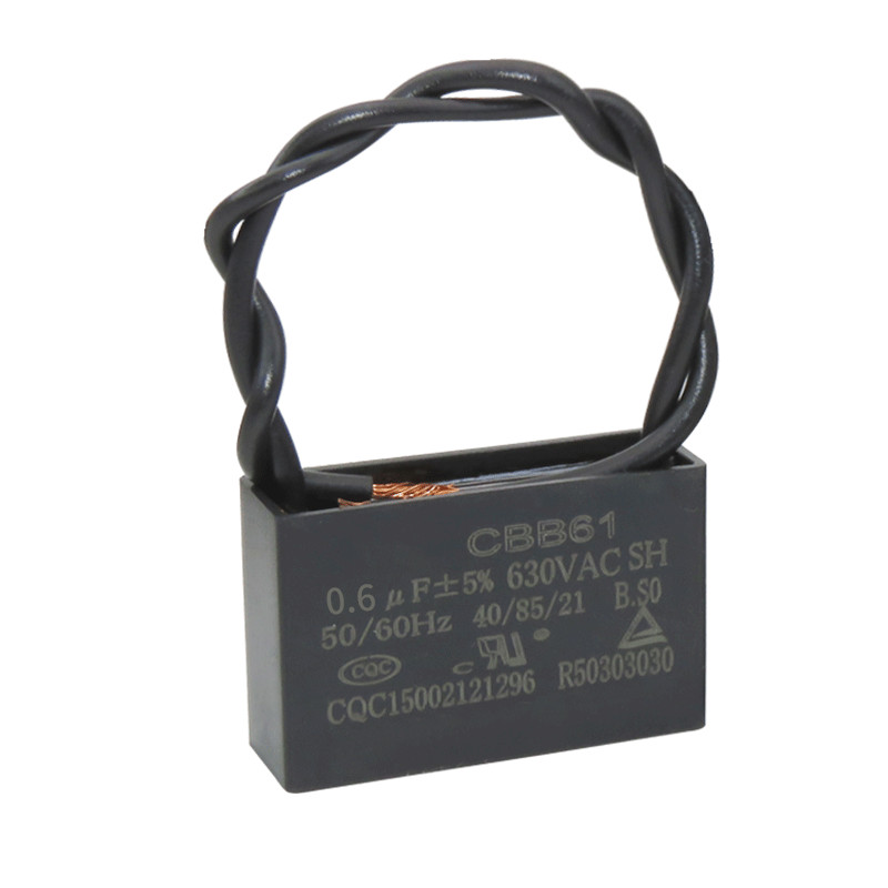 เครื่องเป่าลมตัวเก็บประจุ CBB61 0.22/0.33/0.47/0.5/0.6 UF พัดลมดูดอากาศช่วง Hood Capacitor 630V