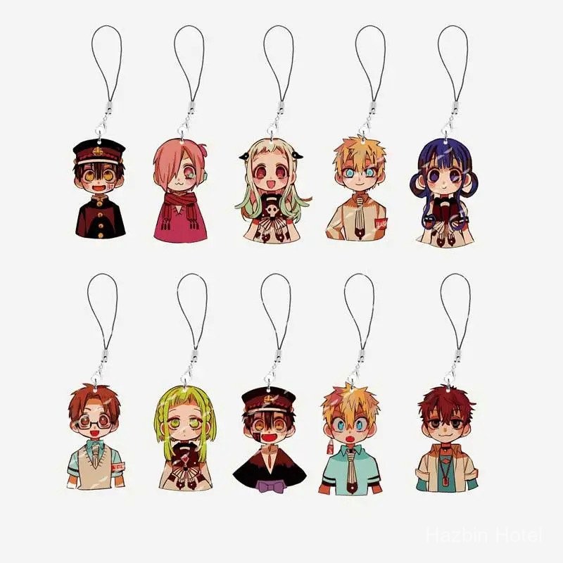 ห้องน้ํา Bound Hanako Kun โทรศัพท์มือถือ Charms อะคริลิค Hanako Yashiro Nene Yashiro Nene จี้ขนาดเล็กโทรศัพท์ Chain แฟนของขวัญ