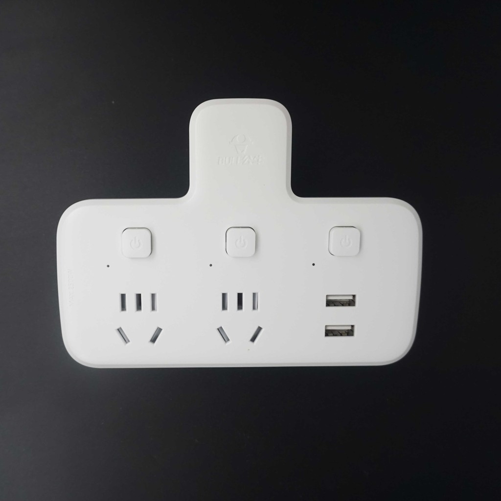 ปลั๊กแปลงกระทิงมัลติฟังก์ชั่นหนึ่งต่อหลายซ็อกเก็ตหนึ่งต่อสองพร้อมตัวแปลง 2USB 96023U