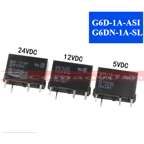 รีเลย์ Omron G6D-1A-ASI G6DN-1A-SL G6M-1A-5VDC-12VDC-24VDC