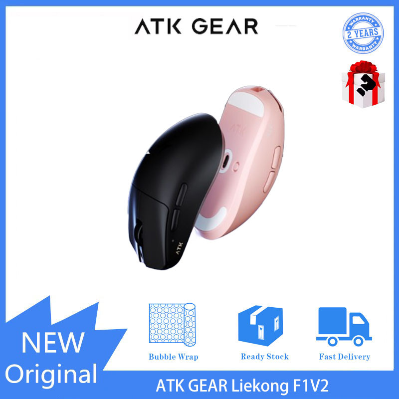 ATK GEAR Liekong F1V2 PAW3950เมาส์ 8K คู่น้ําหนักเบาเป็นพิเศษ