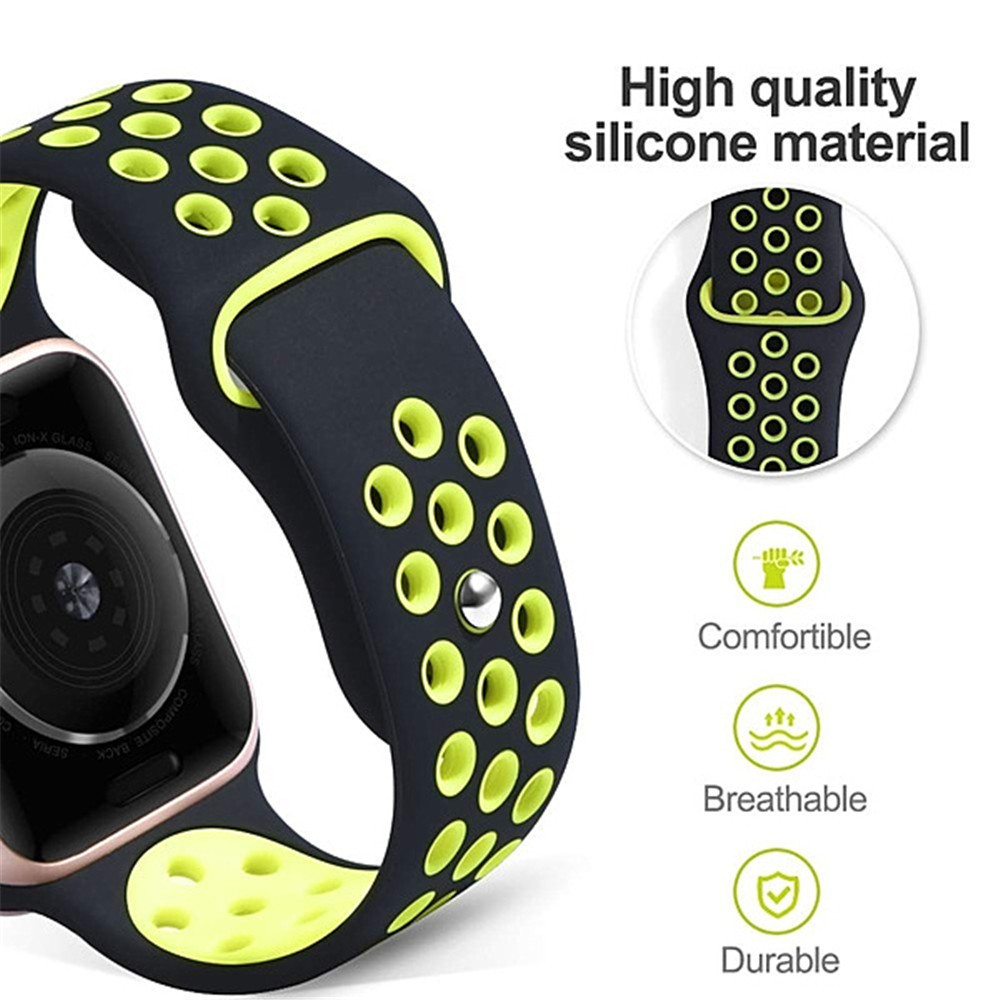 สายยางซิลิโคนสำหรับนาฬิกาสมาร์ท for Ultra / SE 3 2 Iwatch Series 11 10 9 8 7 6 5 4 3 2 49มม 41 45 40 44 38 42 46มม - รูปที่ 6