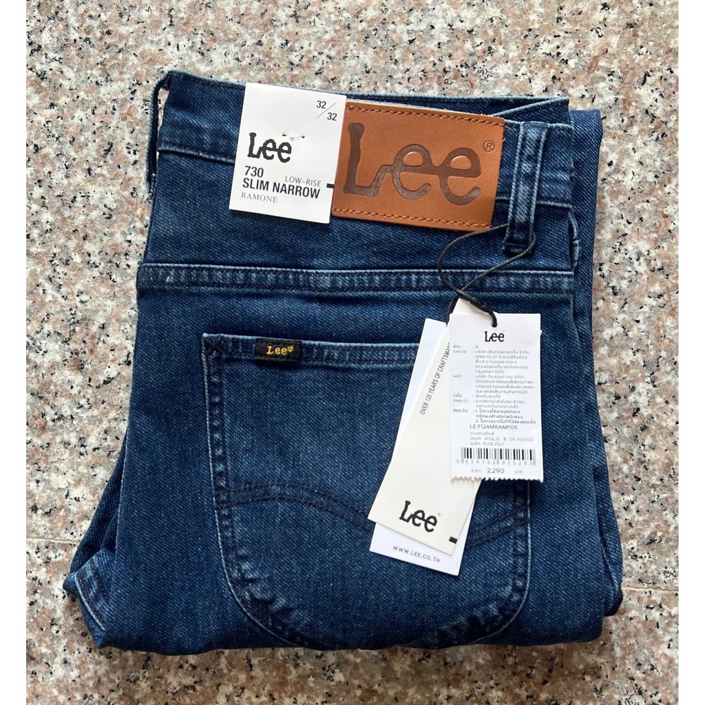 LEE 730 RAMONE ยีนส์ขาเดฟชาย  เอวต่ำ ผ้ายืด เป้าซิป ของแท้จากช็อป