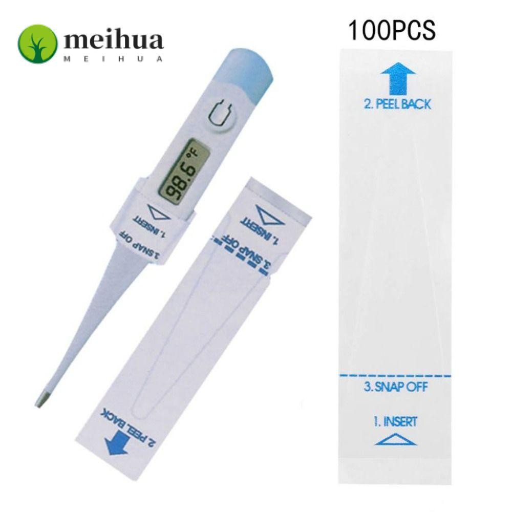 MEIHUA 100PCS Digital Probe Covers, Hygienic Thin Temperature Probe Cover, คุณภาพสูง Universal Dispo
