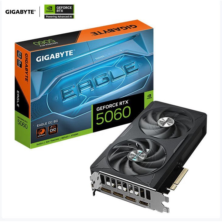 เหมาะสําหรับกราฟิกการ์ด Gigabyte 5060 8G Falcon GeForce RTX 5060 เกมคอมพิวเตอร์กราฟิกการ์ด E6CN