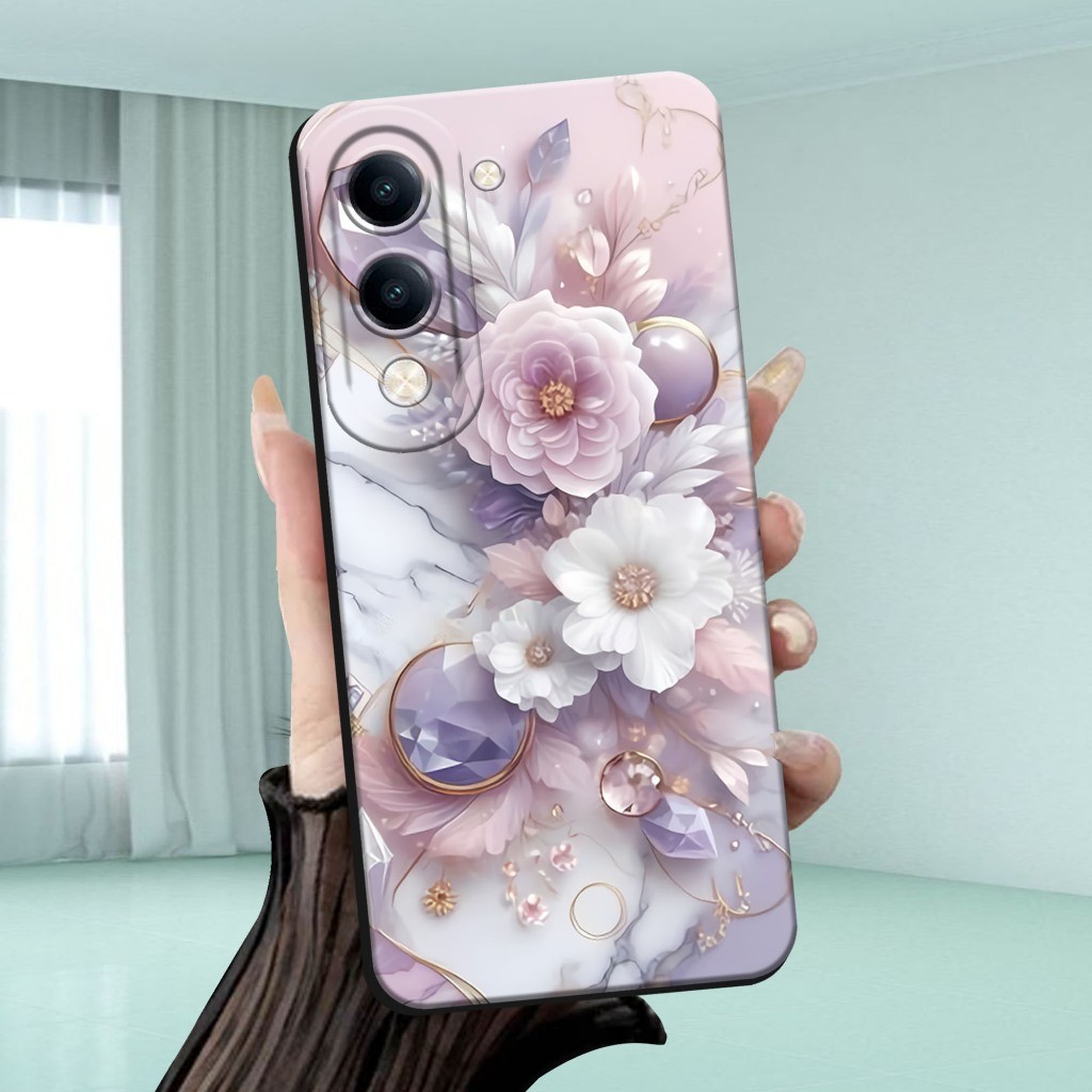 เคส HP Vivo Y04s Vivo Y04 Y04s 4G เคสล่าสุด 2025 Softcase ซิลิโคน Hardcase ตัวป้องกันโทรศัพท์