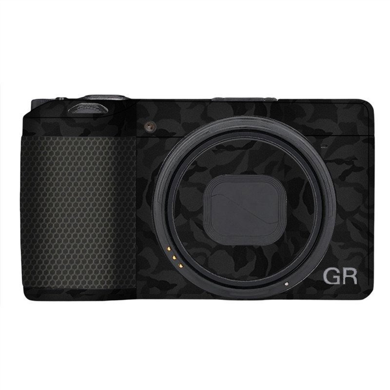 เดิน Donkey เหมาะสําหรับฟิล์มป้องกันกล้อง RICOH GR4 สีดําด้าน RICOH gr4 IV Body สติกเกอร์ 3M