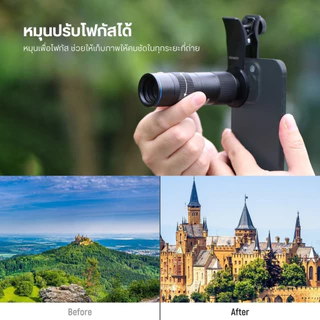 NEEWER LS-78 400mm Phone Telephoto Lens เลนส์ซูม เลนส์เทเลโฟโต้ 400mm เลนส์มือถือ สำหรับถ่ายระยะไกล