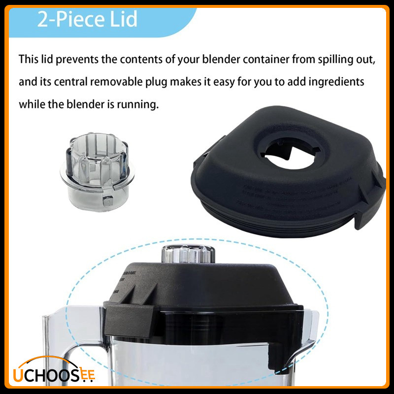 สําหรับ Vitamix Advance ฝาปิดคอนเทนเนอร์ 48 Oz & 32 Oz,สําหรับ Vitamix VM0145,the Quiet One,Drink Ma