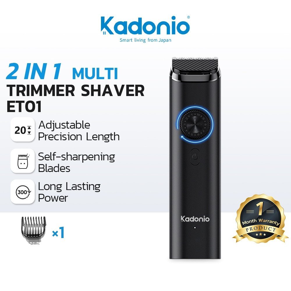 KADONIO ผู้ชาย Beard Trimmer เครื่องตัดเครื่องตัดผมสําหรับผู้ชาย,ผู้ชายมัลติฟังก์ชั่เครื่องโกนหนวดไฟ
