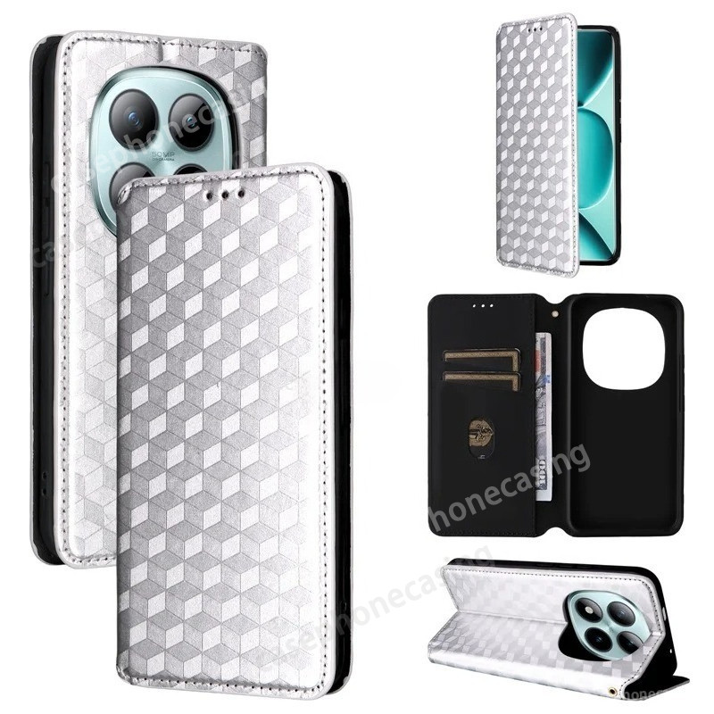 เคสโทรศัพท์สําหรับ POCO M8 M7 Pro Plus M8Pro M7Pro M7Plus 4G 5G 2026 Flip Leather Flip Casing Card S