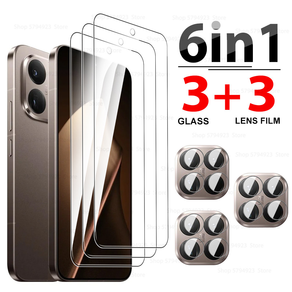 6in1 ป้องกันหน้าจอสําหรับ Xiaomi 15T Pro Mi15TPro 5Gกล้องเลนส์ฟิล์มกระจกนิรภัยXiaomi15T Mi15T Pro 15T