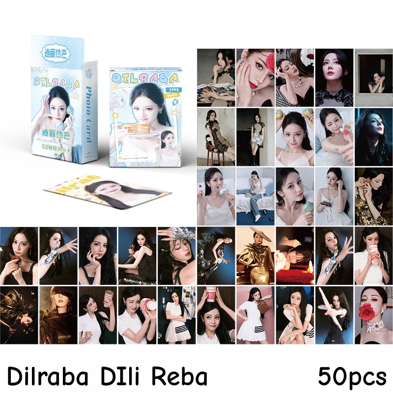 50-55pcs ละครจีน Actor Dilraba DIli Reba โฮโลแกรม Lomo การ์ด VEIL OF SHADOWS Lu Wuyi Wu Wangyan Chen