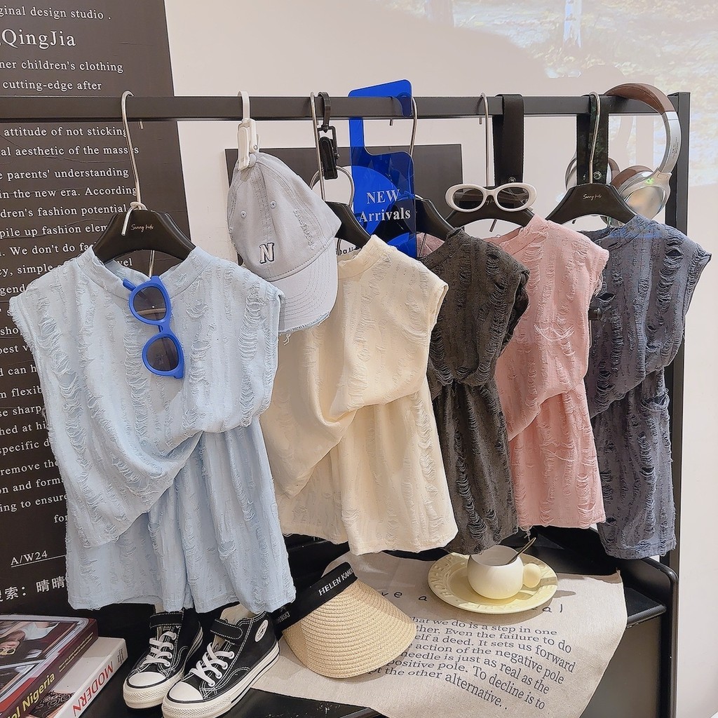 KENZIE ONE SET COTTON DAILY SET สําหรับเด็กชายและเด็กหญิง