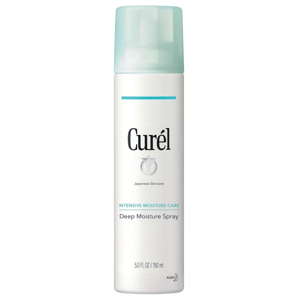 Curel Japanese Skin Care Deep Moisture Spray, Spray on Moisturizer for Dry Skin, Face Hydrating spra