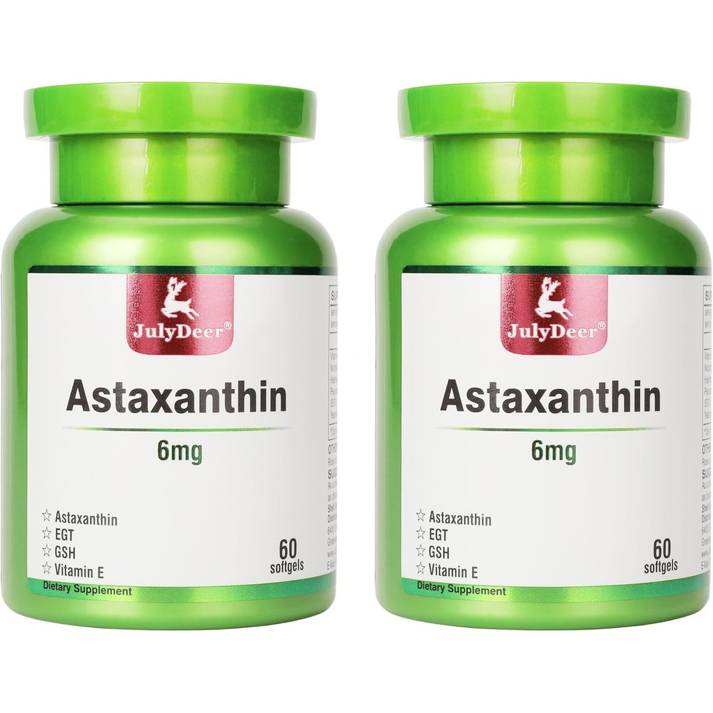 2 วกข แอสตาแซนธิน 6 ําก Watra worm combed Nnector Vitamin E Premium Antioxidant plement EGT GSH - สํ