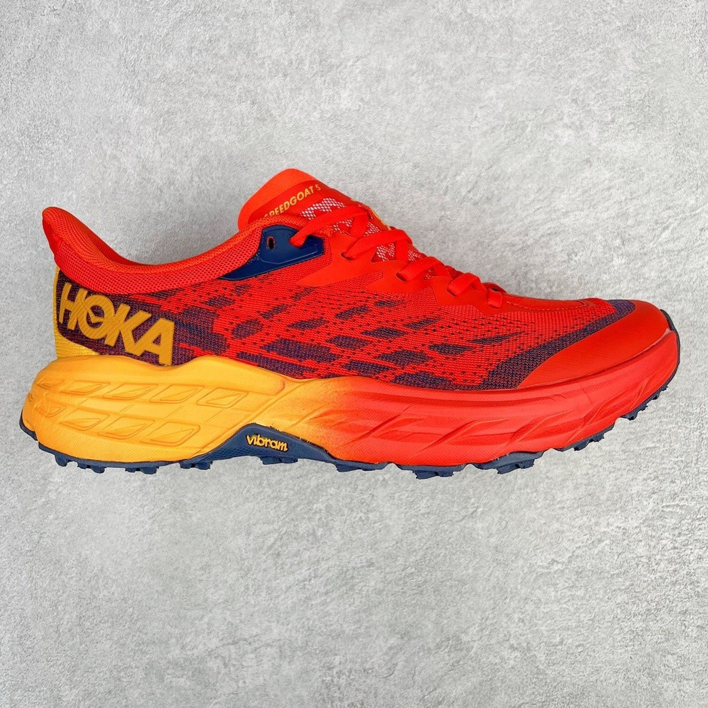 Hoka Speed.Goat 5 รองเท้าวิ่งน้ำหนักเบาทรงตัวและดูดซับแรงกระแทกดีสำหรับการใช้งานออฟโรด AJ9M