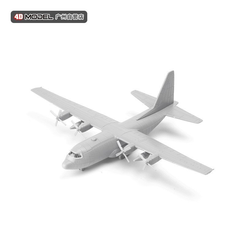 ของแท้ 4D ประกอบ 1/144C-130 Hercules เครื่องบินขนส่งรุ่นทหาร Air Transport เครื่องบินเครื่องบินรุ่นข