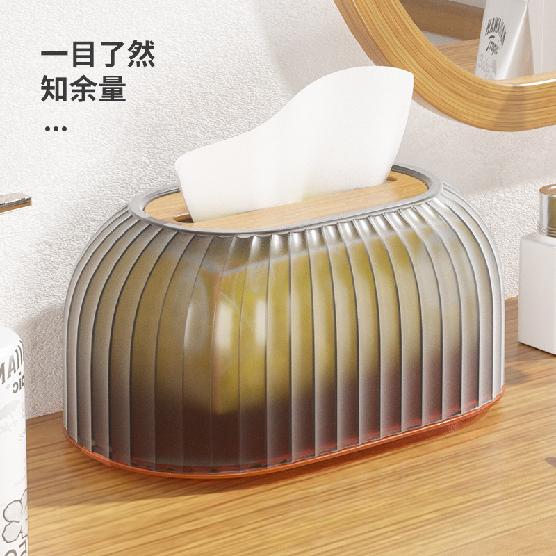 AI กล่องทิชชู่พรีเมี่ยมห้องนั่งเล่นระดับไฮเอนด์แสงหรูหราครัวเรือนอัตโนมัติยกกล่องกระดาษโต๊ะรับประทาน