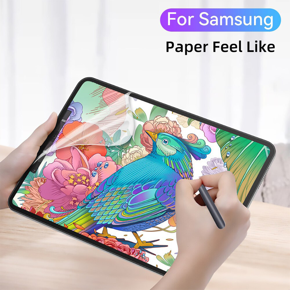 กระดาษฟิล์มเช่นป้องกันหน้าจอฟิล์มสําหรับsamsung Galaxy Tab S10 FE S6 Lite S10 Plus 12.4 A8 A9 A7 Lit