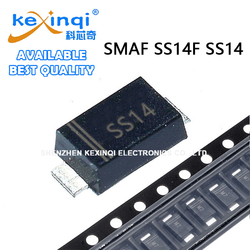 (50-200 ชิ้น) SS14F SS14 SMAF SMD ไดโอดเรียงกระแสทรานซิสเตอร์