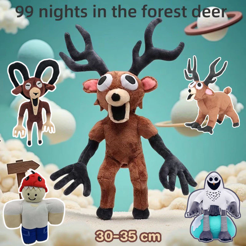 99 nights in the forest deer ตุ๊กตา กวางยัดไส้ ของขวัญวันเกิดสําหรับเด็ก ของขวัญคริสต์มาส
