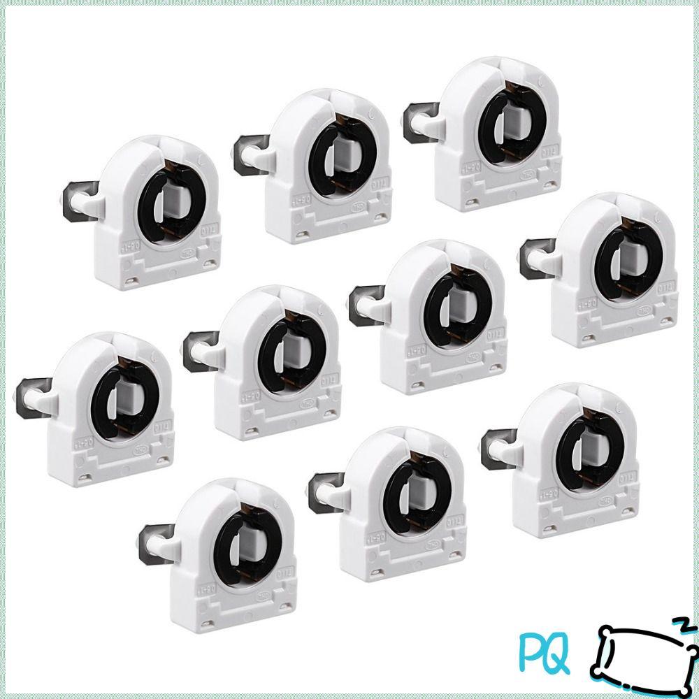 ฐาน PQ 10 ชิ้น G13 ทนทานยาวนาน T8 ที่วางไฟเรืองแสง, หลอด LED ไม่ชุน AC 500V 2A หลอดฟลูออเรสเซนต์