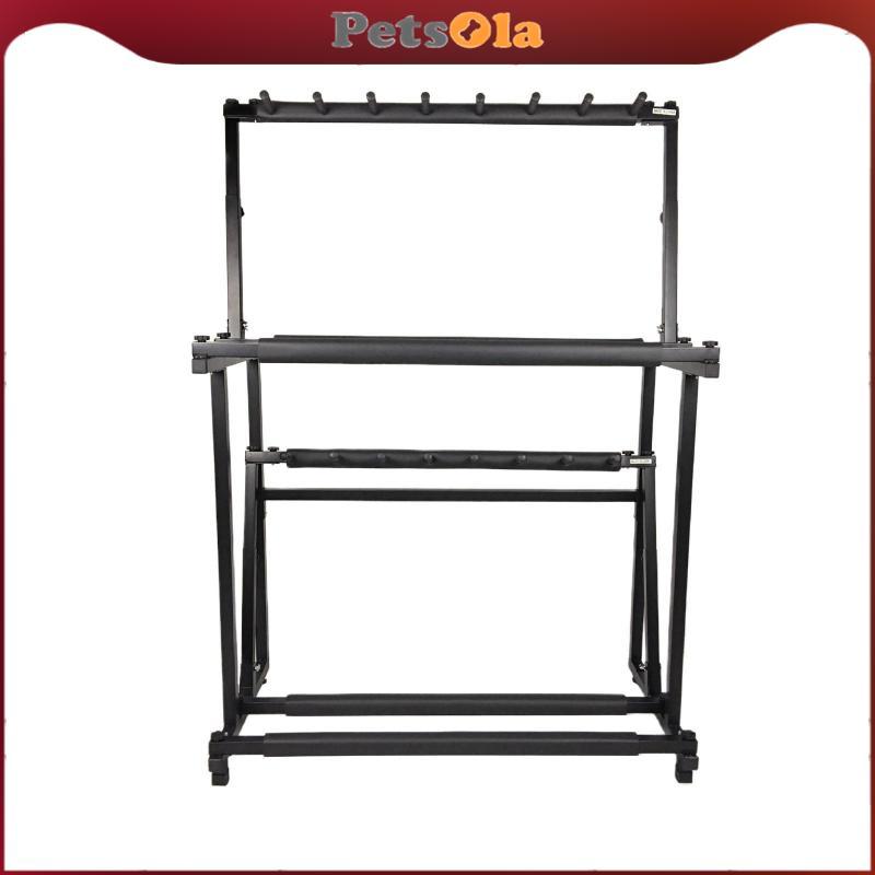 [PETSOLA] เทนนิสแรคเก็ตรายครองแบบพับได้ 2 ชั้น จากไม้ สำหรับจัดเก็บอุปกรณ์ - รูปที่ 2