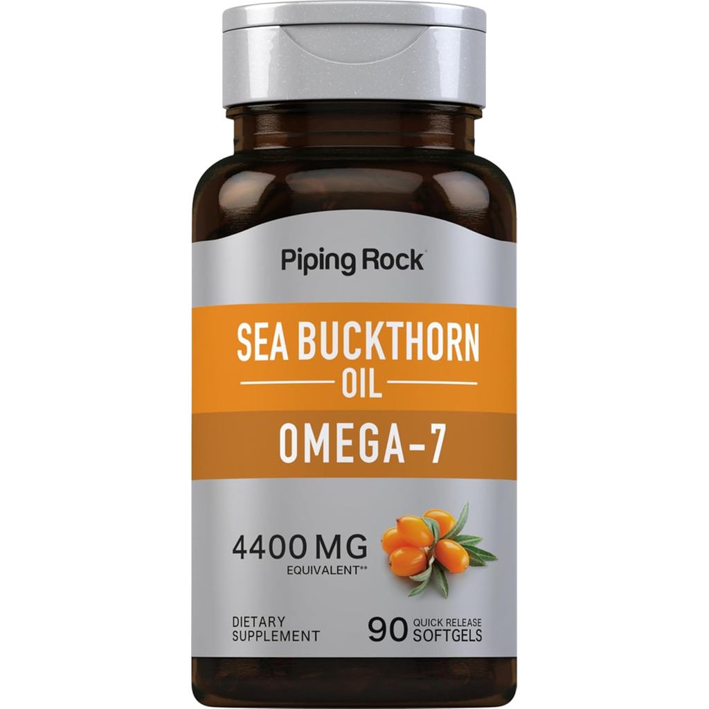Sea Buckthorn Oil & Omega-7 4,400 mg. (90Softgels) น้ํามันซีบัคธอร์น