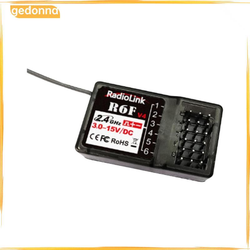 [gedonna] ตัวรับสัญญาณ 2.4GHz 6CH FHSS R6F สําหรับ V2/RC6GS RC4G ตัวควบคุมวิทยุ RC รถ