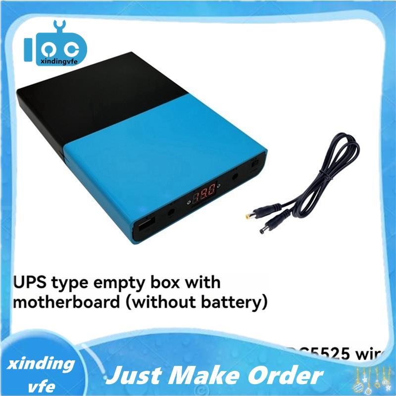 No-Soldering 18650 กล่องแบตเตอรี่ชาร์จเร็ว กล่อง DIY สําหรับแล็ปท็อป เราเตอร์ แท็บเล็ต