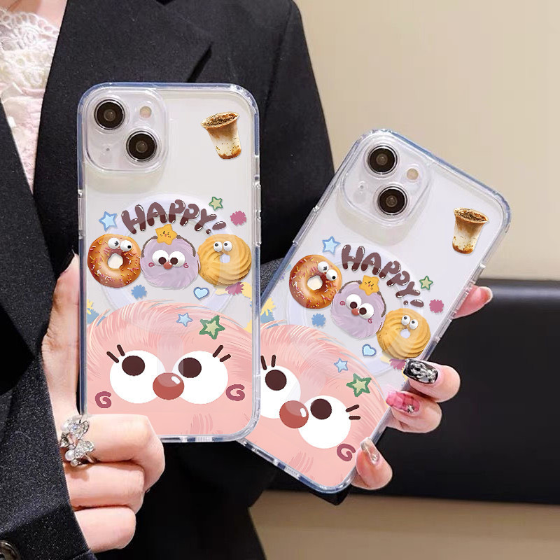 เคสใสซิลโคนกันกระแทกสำหรับไอโฟน ลายลัตว์การ์ตูนน่ารักๆ เคส For IP11-16 ธรรมดา IP11-16 Pro/Pro max #S