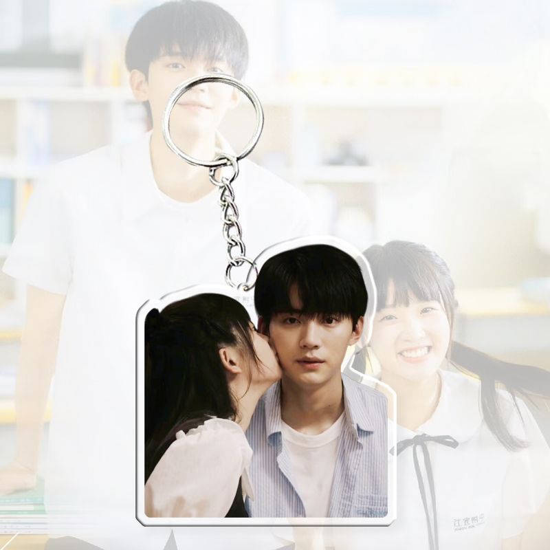 เมื่อฉันบินไปคุณ Zhou Yiran Zhang Miaoyi สินค้า Zhang Lurang Let Su Zai พวงกุญแจแขวนโปร่งใสสองด้าน20