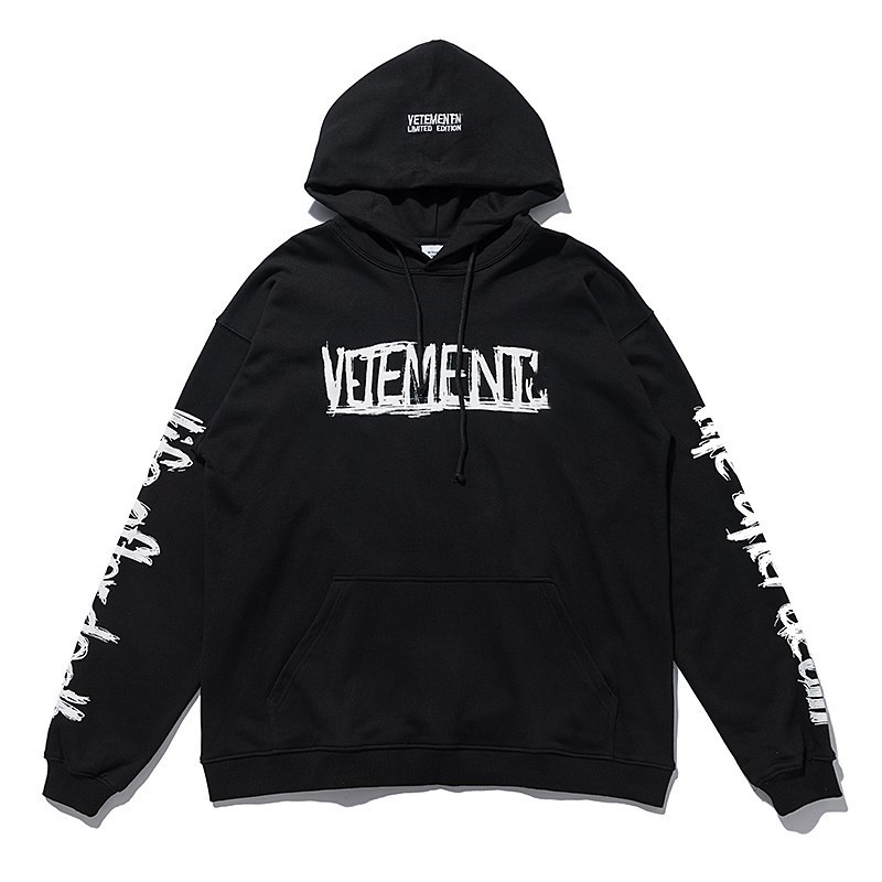 VTM VTM เสื้อฮู้ด สไตล์ฮิปฮอป มีลายกราฟฟิตี้เลตเตอร์ ใส่ได้ทุกวัน
