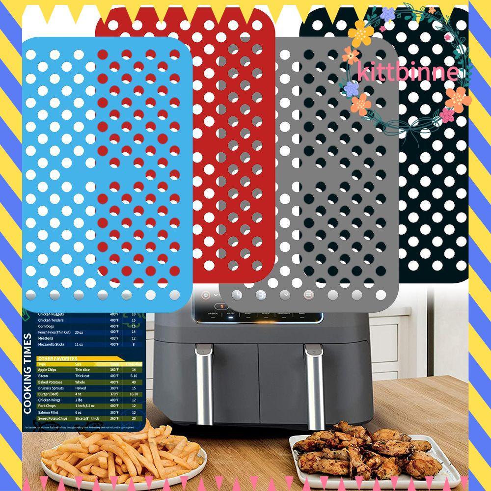 KITTBINNE823 Air Fryer Mat สี่เหลี่ยมผืนผ้าเตาอบอุปกรณ์เสริมสําหรับ Ninja DZ201 Foodi สําหรับ Ninja 