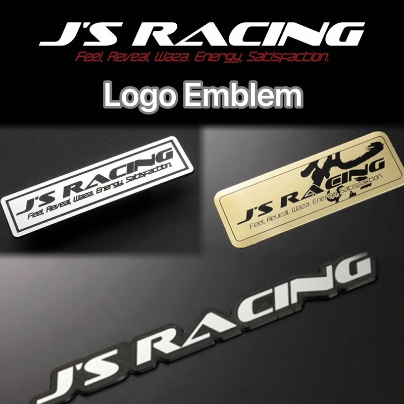 [เปลี่ยนแห้ง] Japan JsRacing LOGO/Badge/Labeling/Label LOGO สติ๊กเกอร์ติดรถ
