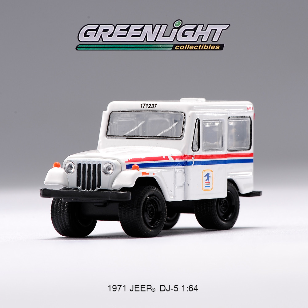GreenLight 1/64 1971 American Jeep รถออฟโรด Jeep DJ5 โมเดลรถอัลลอย