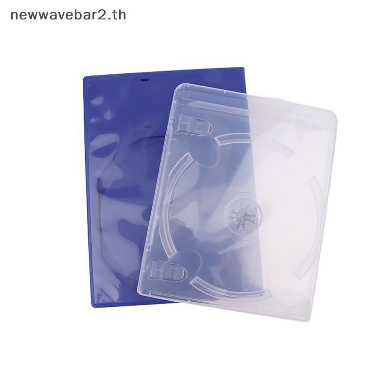 # waveba # สําหรับ PS2 PS3 Game Disc Case กล่องเก็บของพลาสติก Double CD Blu Ray Box DVD Disc Box Dua