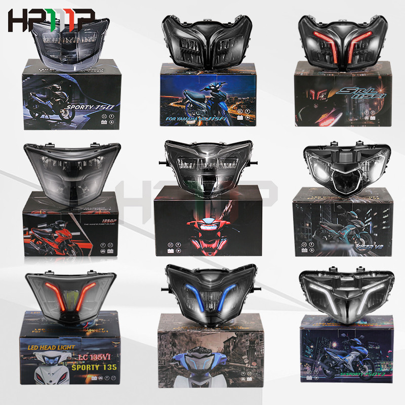 Yamaha ไฟหน้า Exciter 135 เก่าใหม่ Exciter 150 LC135 V1 V2 V3 V4 V5 V6 V7 V8 Y15ZR V1 V2 Y125Z Y125Z