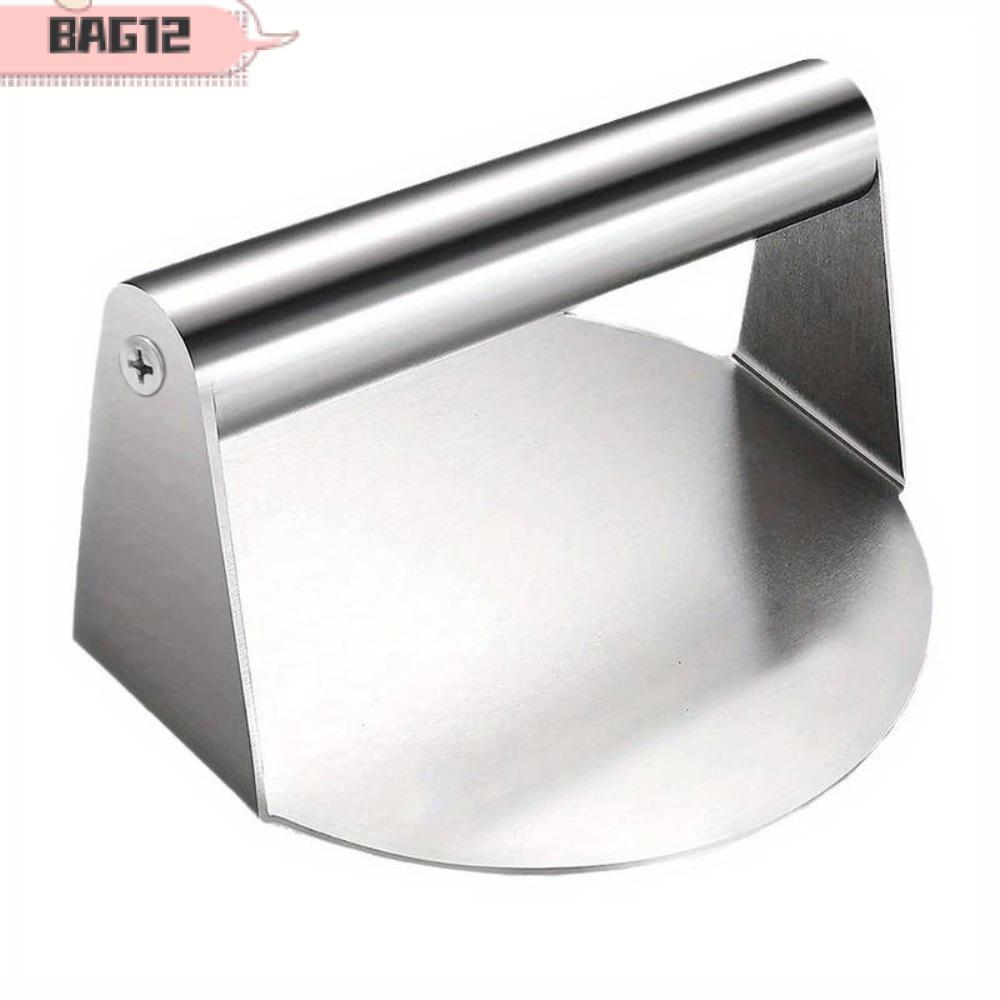 BAG Smash Burger Press,ไม่เป็นสนิมสแตนเลสย่างกด,ย่างกดรอบ Burger Smasher Griddle ใช้