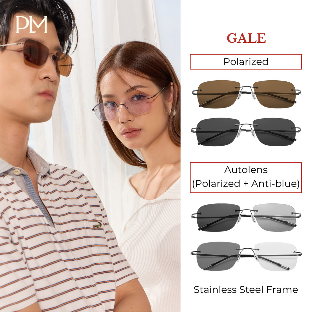 PLM (plume.bkk) แว่นกันแดดโพลาไรซ์รุ่น 'Gale' Polarized Sunglasses