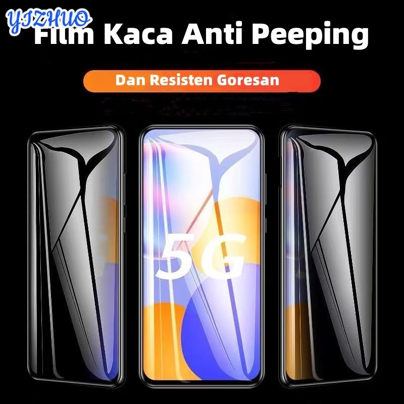 Anti-Peepping กระจกนิรภัยโทรศัพท์ป้องกันฟิล์มRealme C63 C61 C55 C53 C51 C35 C33 C30 C30S C25 C25S C2