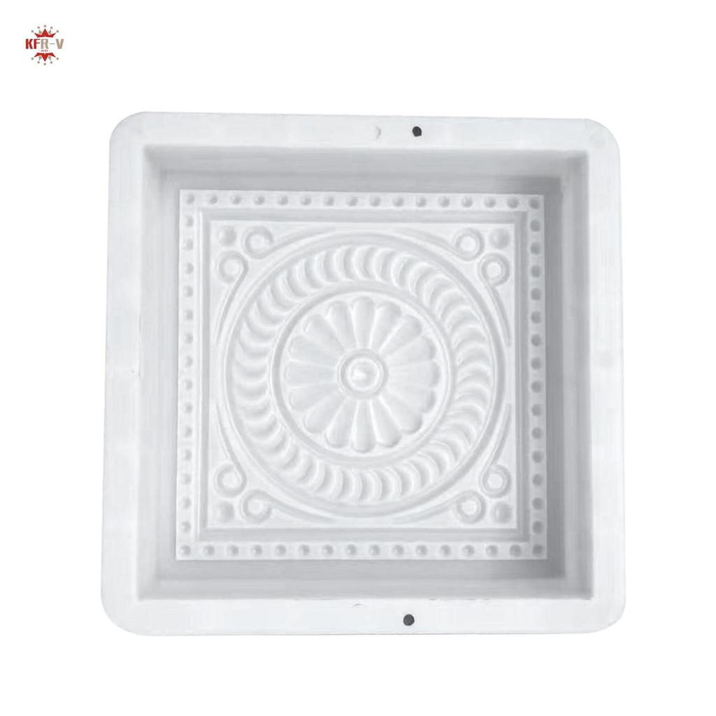 แม่พิมพ์ซีเมนต์กลีบที่สวยงาม DIY ทางเดิน Stepping Stones Cement Paving Mould สําหรับลานถนนสวน