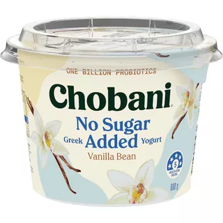 โชบานิกรีกโยเกิร์ตวานิลลาบีน 680กรัม Chobani Greek Yogurt Vanilla Bean 680g. [หมายเลขบาร์โค้ด 9310653105931]