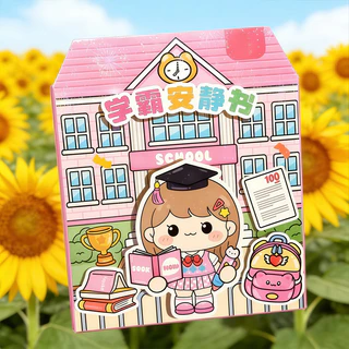GeeToy สติกเกอร์เจลลี่การ์ตูนใช้ซ้ำได้ หนังสือบุซี่บุ๊คเรียนรู้พกพาได้ หนังสือกิจกรรมการศึกษา ของขวัญสำหรับเด็ก