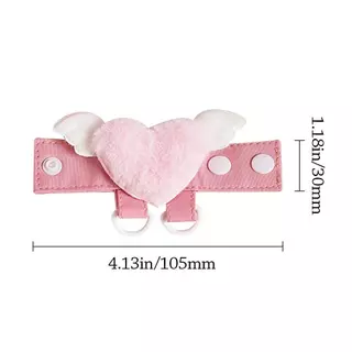 UAENAUQP Extension Buckle D-Type,Multicolor Star Heart Wing Display Buckle,Creative Plush Pendant Display Accessories Bag Decorative Buckle Bag
