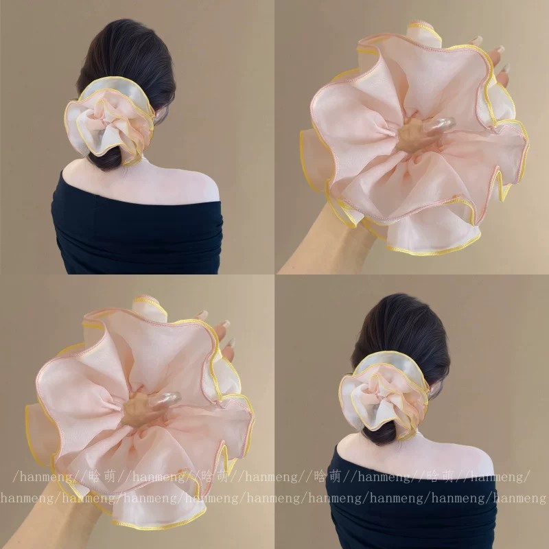 Iceland Sunrise Gauze Scrunchy Hair Tie