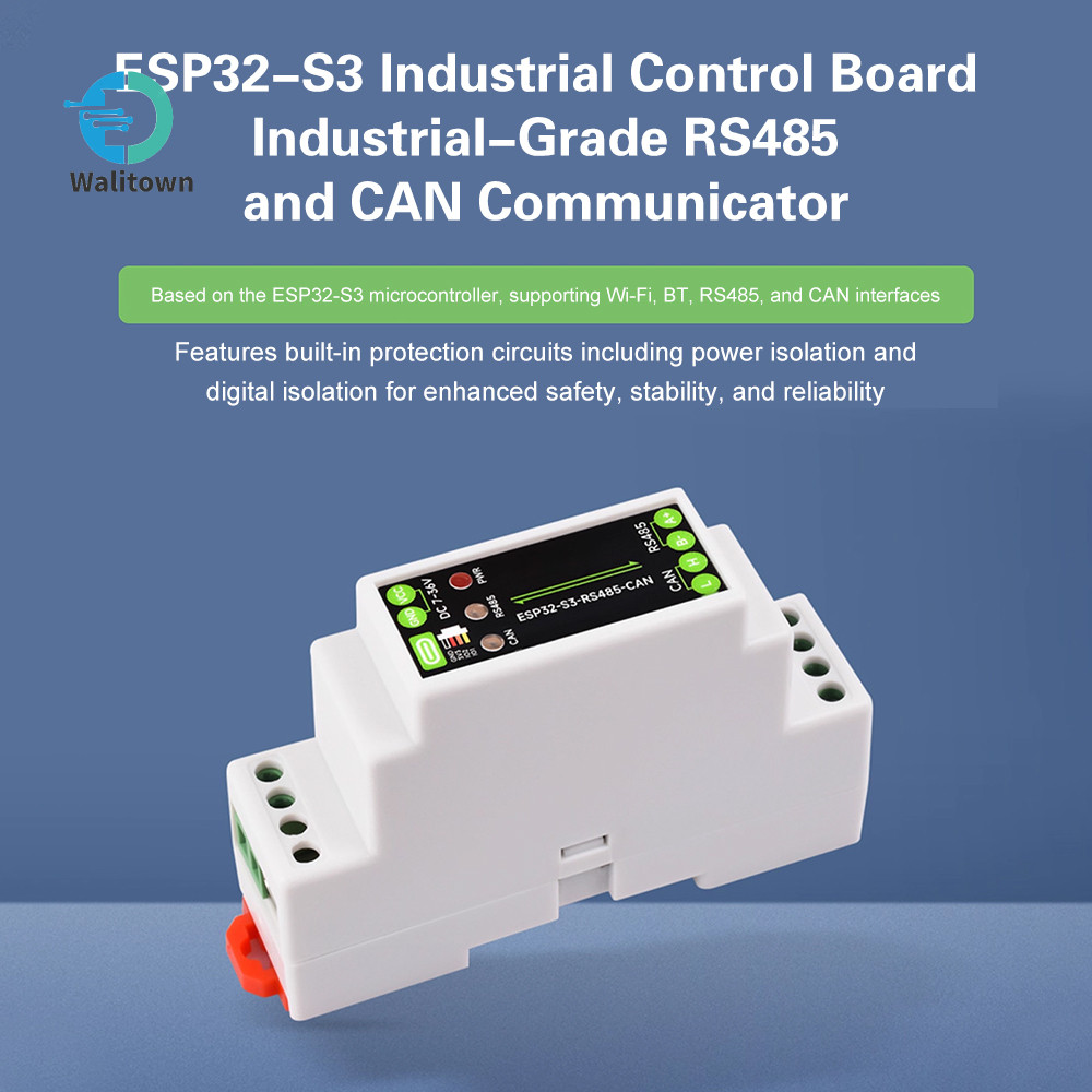 ESP32-S3-RS485-CAN 1-Channel WiFi บลูทูธรีเลย์บอร์ดควบคุมอุตสาหกรรม RS485 CAN Communicator ประเภท C